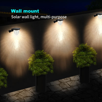 6V 1.5W Solar LED Lamp , 3000K 2200mAh Wall Mounted Solar Garden Lights