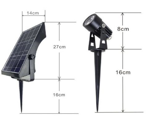 100lm/W 2700K Solar Powered Garden Lights 4 In 1 Set RGB Mode 400lm