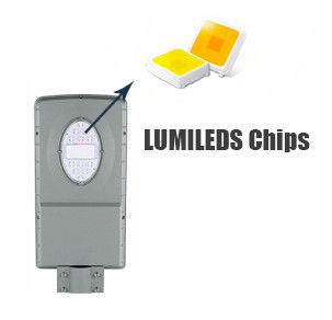 1300lm All In One Solar Street Light , BYD Battery Monocrystalline Solar Panel Street Light