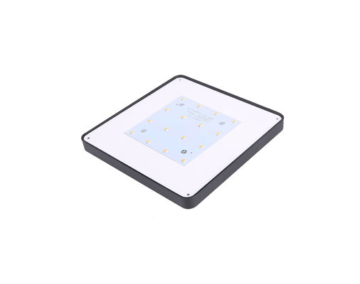 6500K 160lm LED Solar Powered Garden Lights Square IP65 ABS PC Material 2W