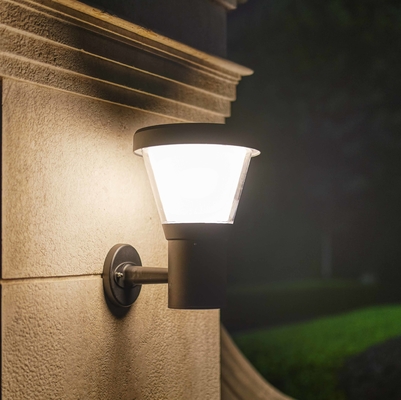 3000K 7000mAH Solar Powered Garden Lights Anti Corrosion LED Solar Wall Lights