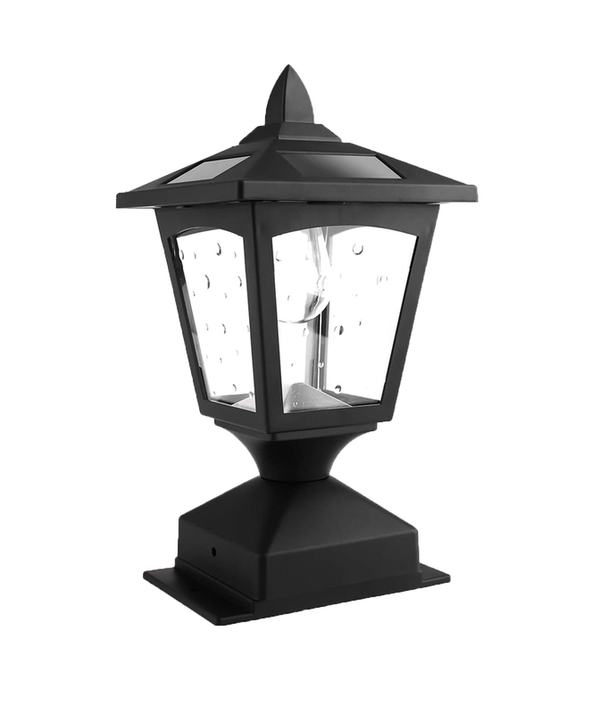 Waterproof IP65 Outdoor Solar Post Light For Yard Lawn Driveway Walkway