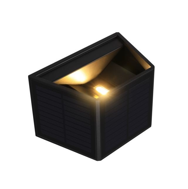 Up Down 3000K IP54 Solar Powered Garden Lights Adjustable Beam Angle