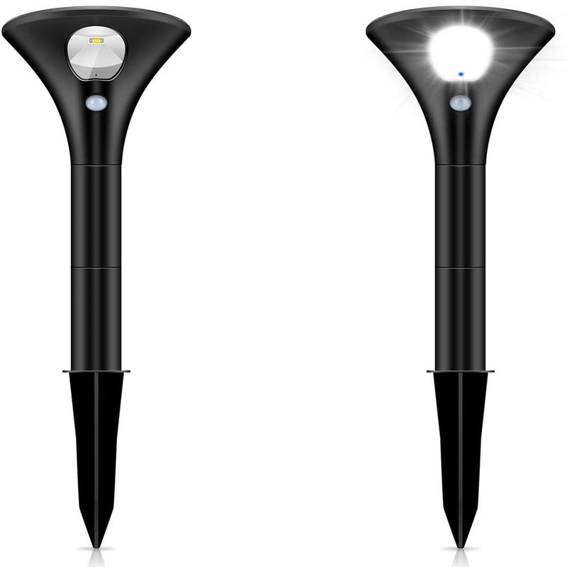 106x618.5mm 0.5W Solar Powered Garden Lights RGB 6000K