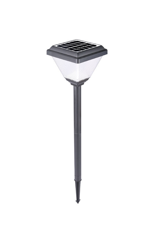 6500K 160lm LED Solar Powered Garden Lights Square IP65 ABS PC Material 2W