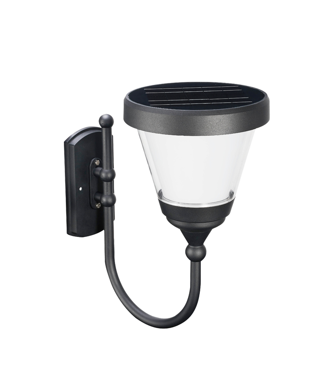 3000K 7000mAH Solar Powered Garden Lights Anti Corrosion LED Solar Wall Lights